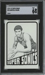 1972 Topps #98 Garfield Heard 9 card progressive proof.
